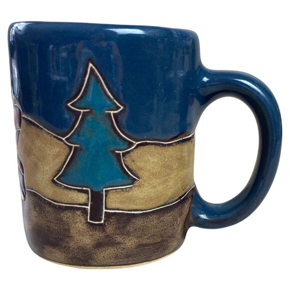 Mara Mexico Stoneware Butterfly Mug 14 oz Handcrafted Boho Coffee Cup Ceramic - Picture 6 of 7
